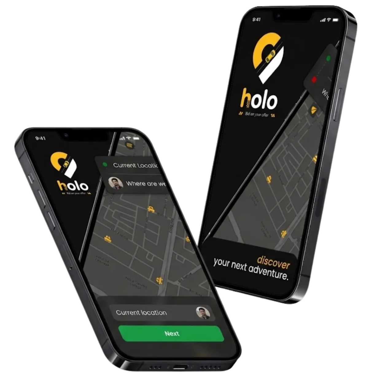 Holo app mockup
